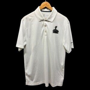 Nike NFL‎ Dri-FIT Polo Shirt Men’s L White Super Bowl XLIX Team Apparel Golf